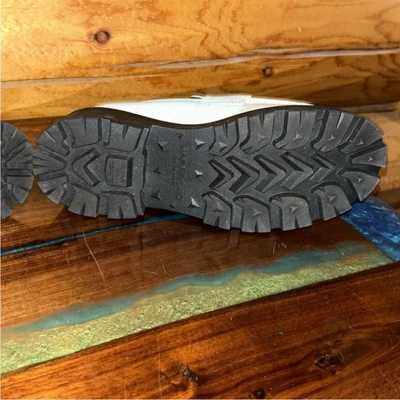 Vagabond NWOT/NWOB Cosmo 2.0 Leather Platform Loafers Sz 10 Women’s in Off White - Picture 13 of 14